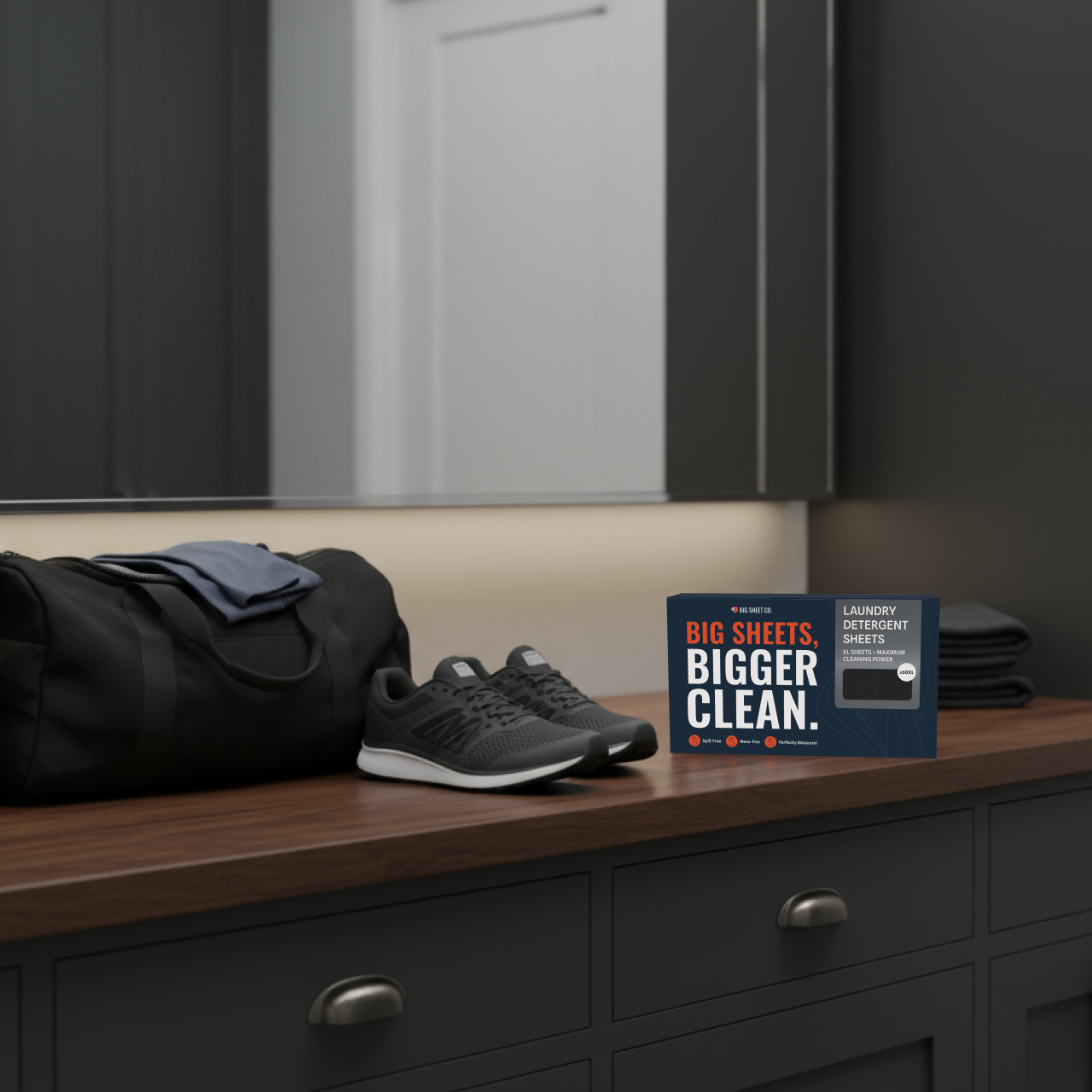 Big Sheet Co. Oversized Laundry Detergent Sheets