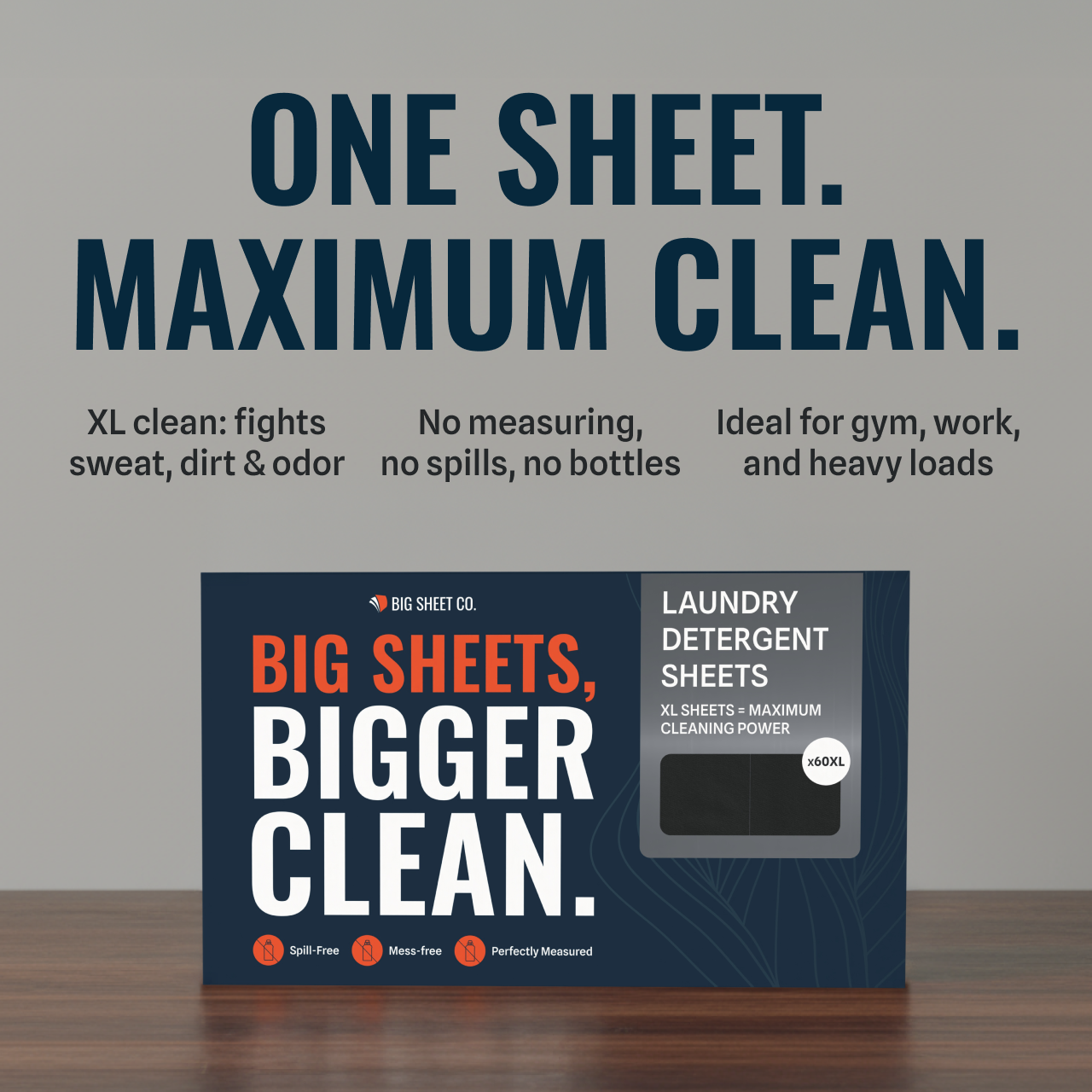 Big Sheet Co. Oversized Laundry Detergent Sheets