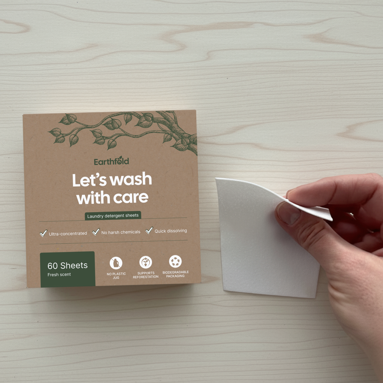 EarthFold Laundry Detergent Sheets