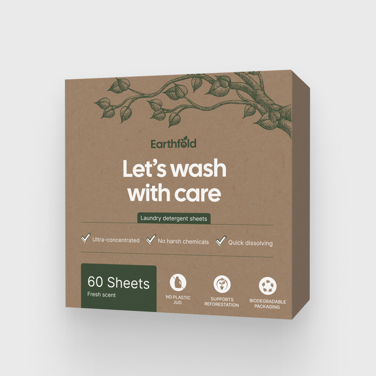EarthFold Laundry Detergent Sheets