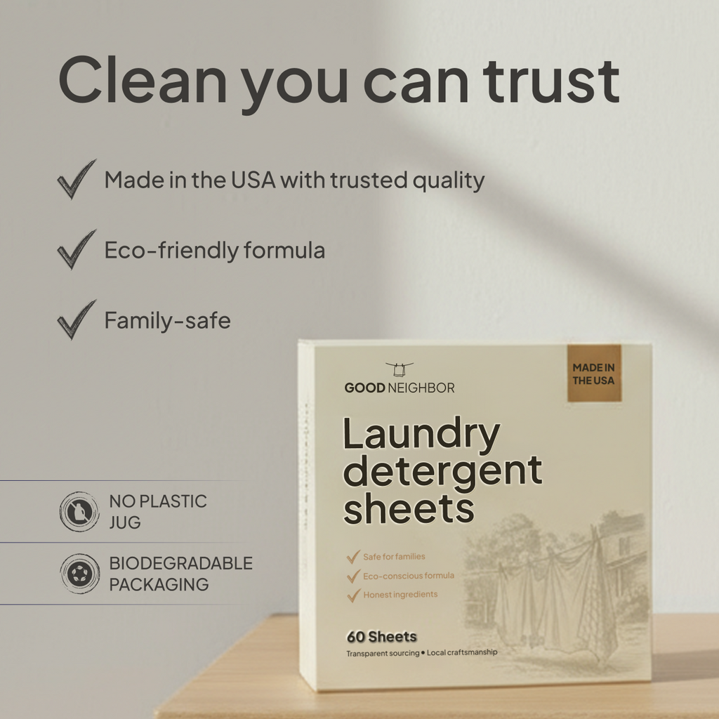 Good Neighbor Laundry Detergent Sheets