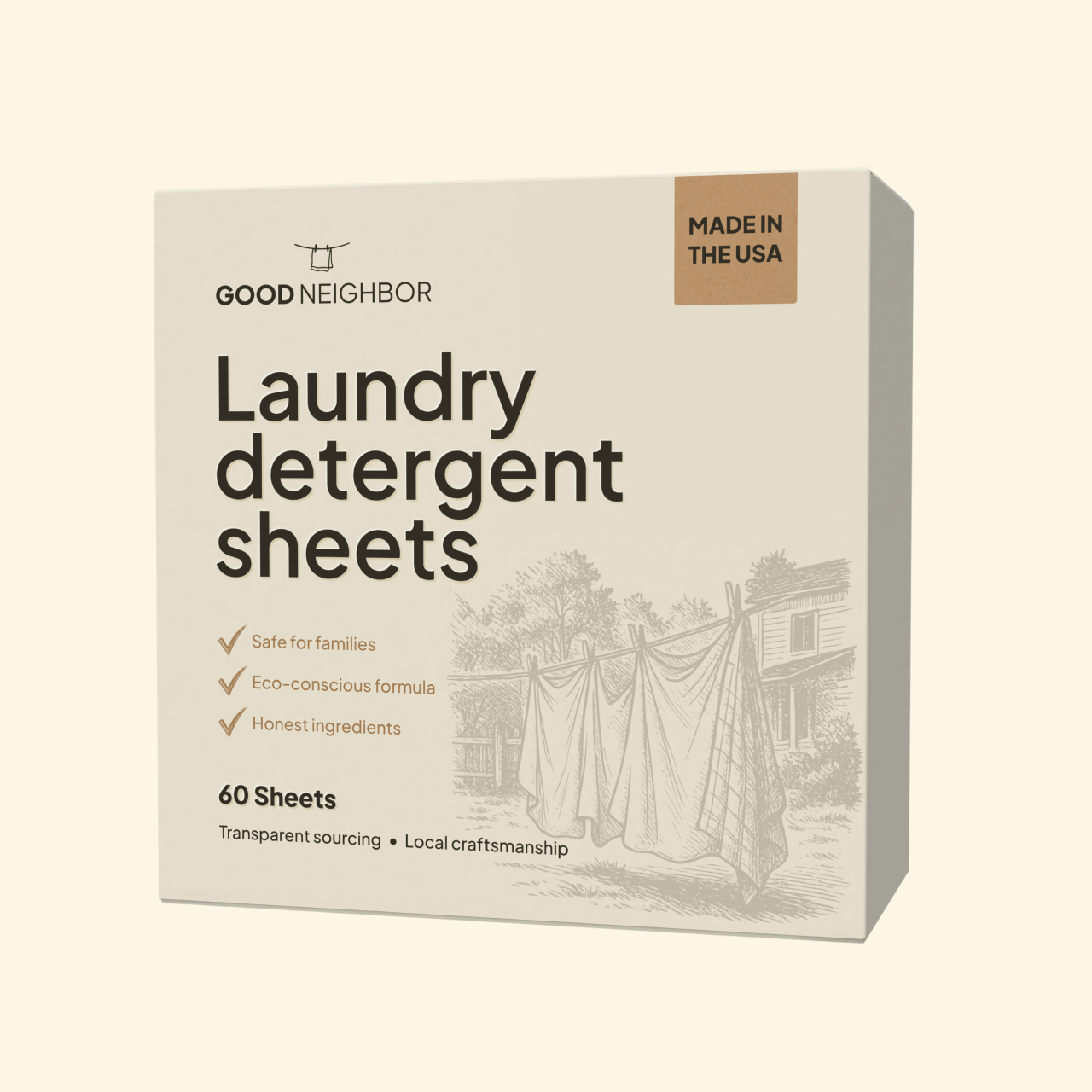 Good Neighbor Laundry Detergent Sheets